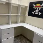 طاولة مكتب حرف L