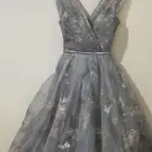 فستان زواج ومناسبات رصاصي