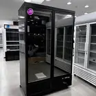 فريزر بانكول 2 باب زجاج 126 اسود - أبيض