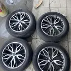 طقم جنوط اصلية وكالة مع كفرات نظيفة كياء K5
