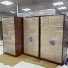 دولاب ملابس حديد بابين الون بيج بني جديد