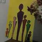 لوحه رسم يدوي تجريدي
