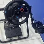 دركسون لوجيتيك G 29 مستعمل نظيف مع الجير والقاعدة