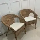 كرسي خزف (خيزران) و سجادة