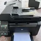 طابعة ملونه ليزر hp مستعمله مع احبار جديده