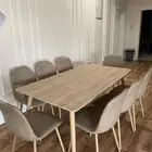 طاولة طعام ب8 كراسي