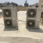 للبيع ثلاثه مكيفات مركزيه حجم 5 طن