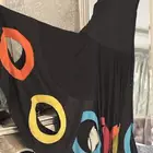فستان اسود تحت دوئر ملونه لبسه واحده
