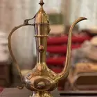 صحن نحاس مع ابريق نحاس قديمه تراثيه