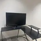 طاوله حرف L و تلفزيون