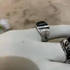 خواتم من الفضه وحجار كريمه