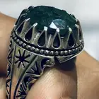 خاتم زمرد طبيعي