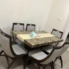 طاولة سته كراسي للبيع