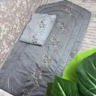 طقم صلاة سجادة صلاة سمكيه وشرشف قطن