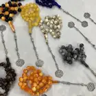 سبح بكلايت 12mm بألوان مختلفة وبطربزونة تركي 33 و 39 خرزة