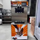ماكينة صنع آيس كريم نكهتين ضد الصدأ
