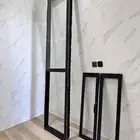 دريشة جديدة قزاز ثابت ومتحرك ارتفاع 2.54 cm عرض 65 cm