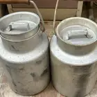 سطل حليب لبن وبراد ماي فخار