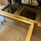 طاولات فخمة كلاسيك ذهبي