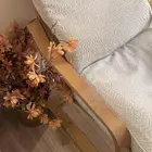 كرسي للاسترخاء   قراءة كرسي خشب سويدي من ايكيا