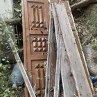 باب قديم درفتين مع حلقاته