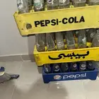 علب زجاج بيبسي للبيع
