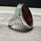 خاتم عقيق يماني كرزي شجري صياغة حمادة vip