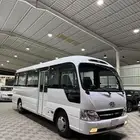 للبيع باص هونداي كونتي ديزل موديل 2014 ممشي قليل 30 راكب