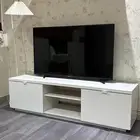 ايكيا لون ابيض طاوله تلفيزيون