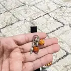 سباح حجر طبيعي نادر فضه عيار 1000