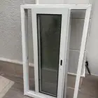 نافذة شباك المنيوم قزاز سكريت شبك امريكي 127x76