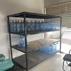 رفوف حديد مستخدمه نظيف