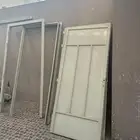 ابواب او باب المنيوم ( متبقي باب واحد دبل )