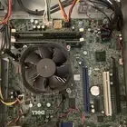 مذربورد مع معالج والمبرد مع باور سبلاي مع رامات