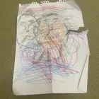 ورقه ألوان مندمجه للبيع يوجد شق بسيط