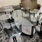 طاولات تقديم زجاجيه