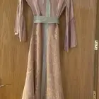 فستان قفطان وردي
