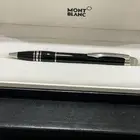 قلم مونت بلانك ستار ووكر قبة بيضاء فر جديد كامل المرفقات