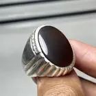 خاتم جزع يماني صياغة بحرينية