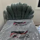 سرير نفر ونص باللون الأخضر الغامق