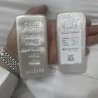 2كيلو فضه سويسري مع شهاداتها