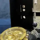 ساعة JBW ب 16فص الماس وخريطة العالم