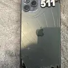 جوال iPhone 11 مغيرة مكسرة من ورا