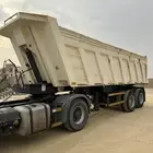 تيدر صندوق قلاب جفالي 24 متر نظيف جدا