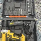 دريل كهربائي جديد مع بطارية واحدة بقوة 48فولت