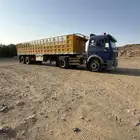 تريله جوانب لنقل الحلال والاثاث