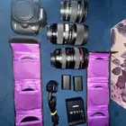 كاميرا Canon mark iii 5D مع عدسات وترايبود