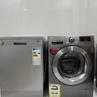 غسالة ملابس LG وغسالة أواني Beko للبيع