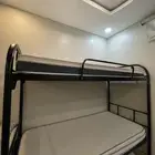 سرير حديد دورين   ثلاثه فردي