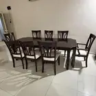 طاولة طعام 8 كراسي